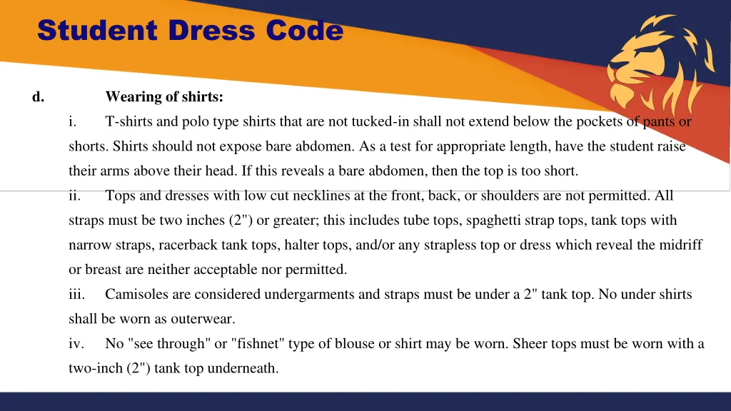 student dress code 3