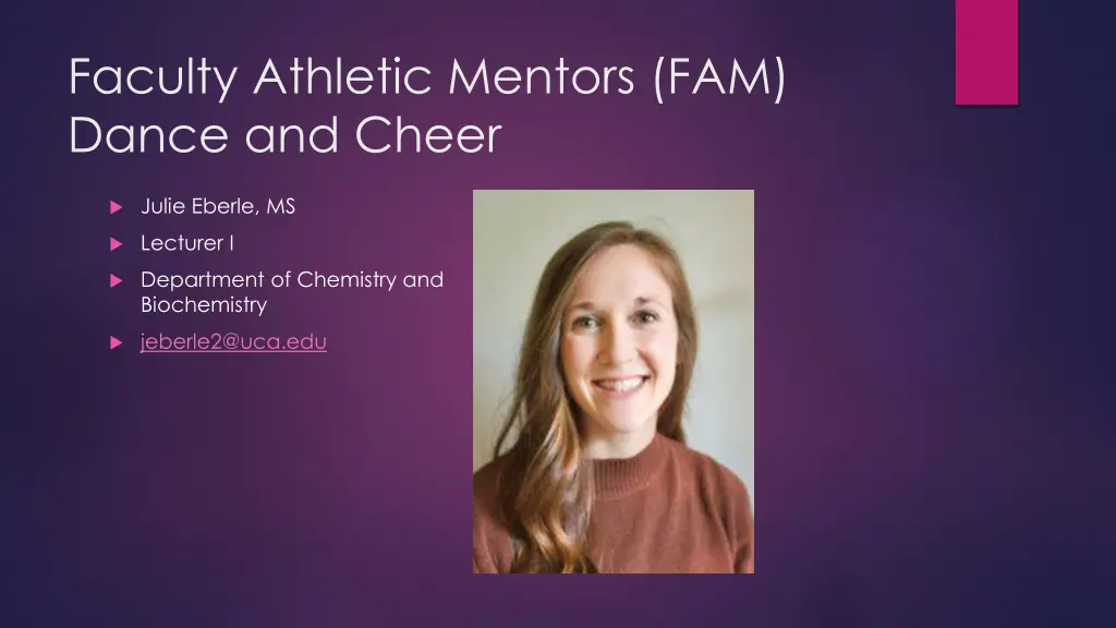 faculty athletic mentors fam dance and cheer