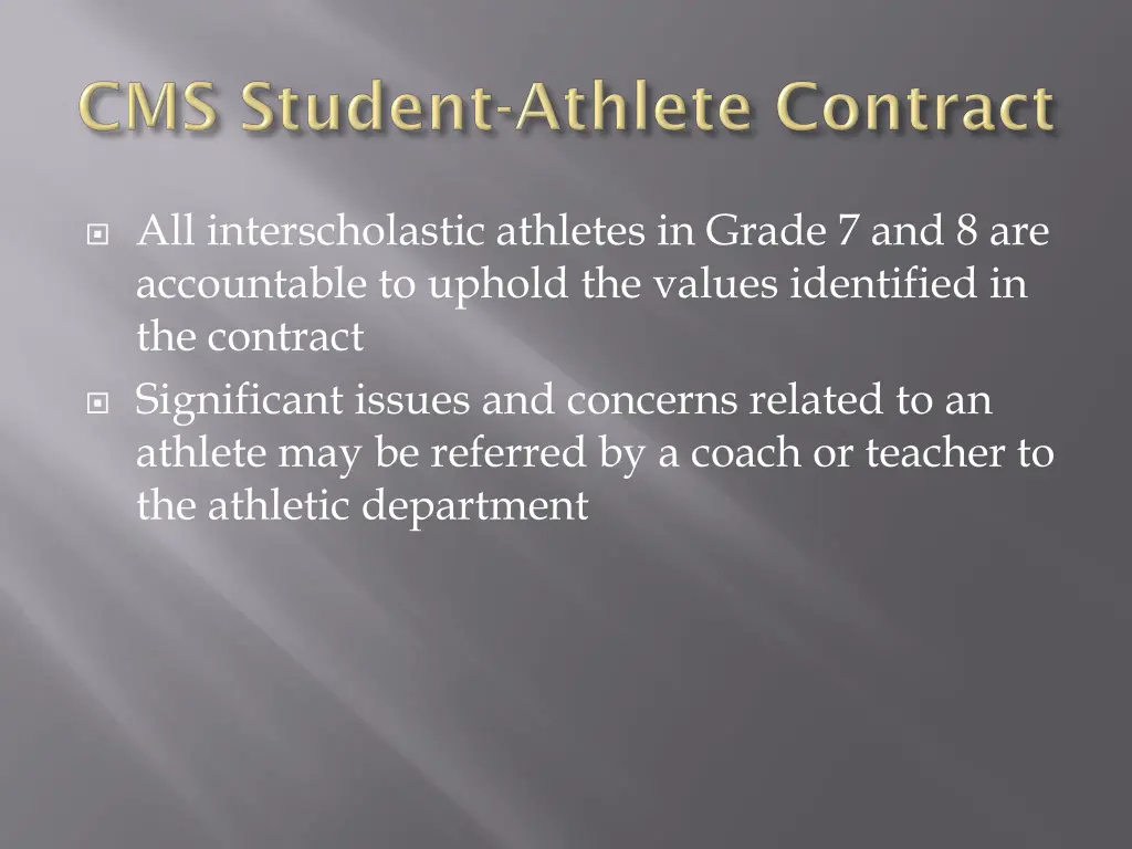 all interscholastic athletes in grade