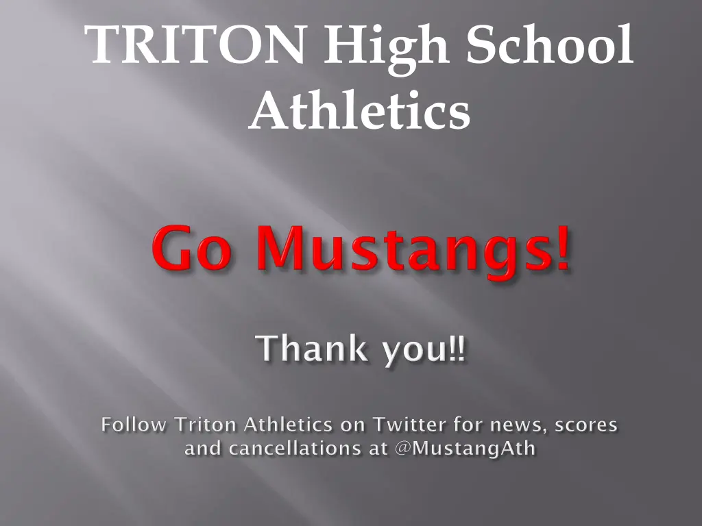 triton high school athletics