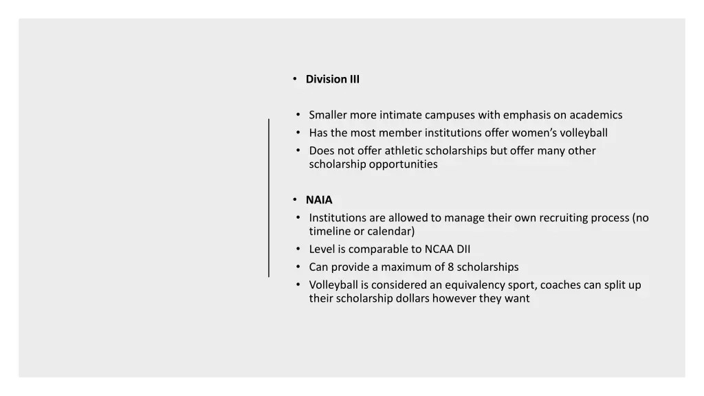 division iii