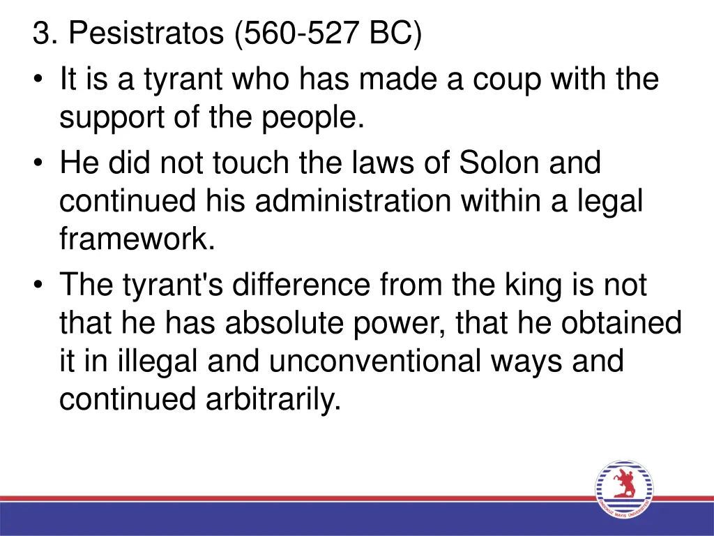 3 pesistratos 560 527 bc it is a tyrant