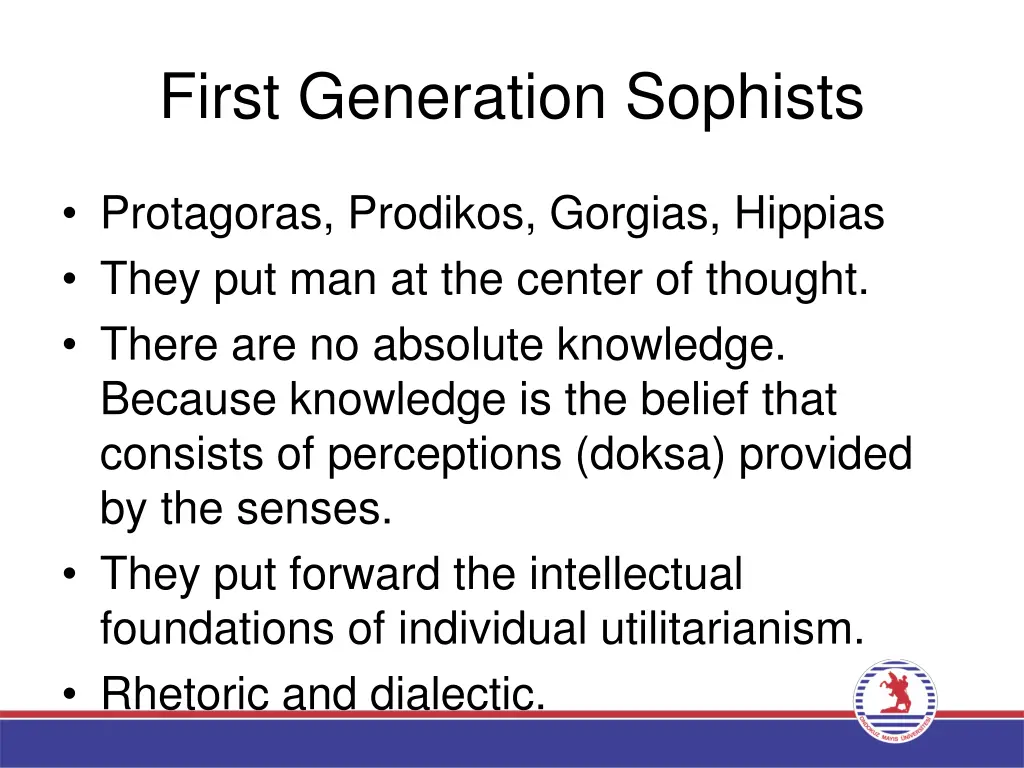 first generation sophists