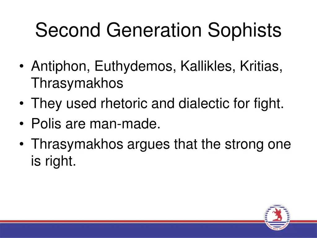 second generation sophists