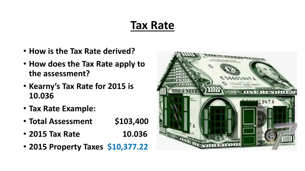 tax rate