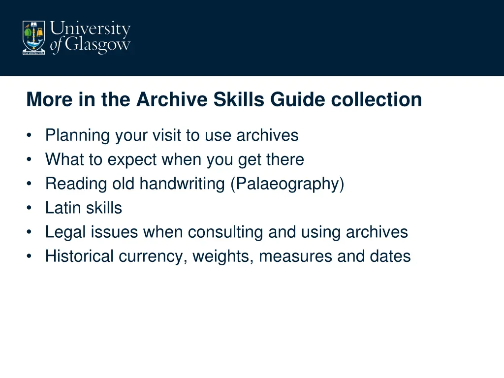 more in the archive skills guide collection