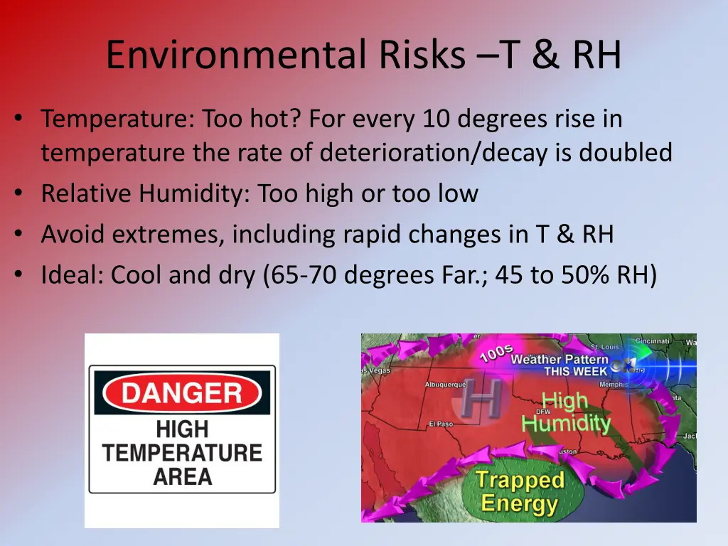 environmental risks t rh