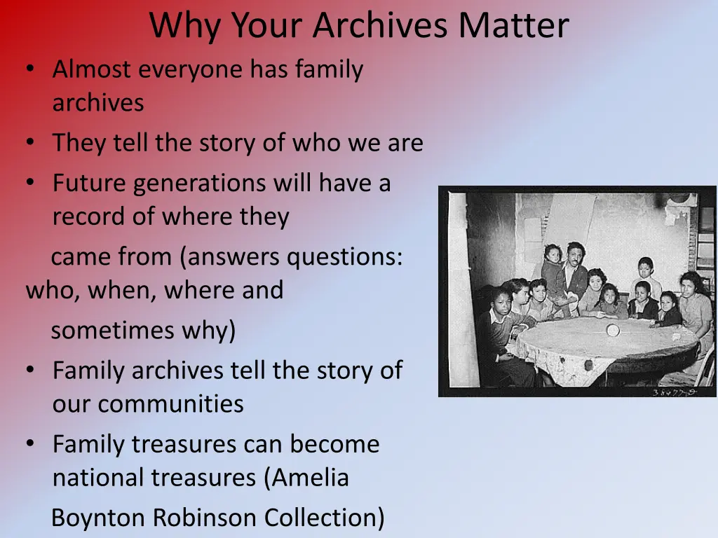 why your archives matter almost everyone