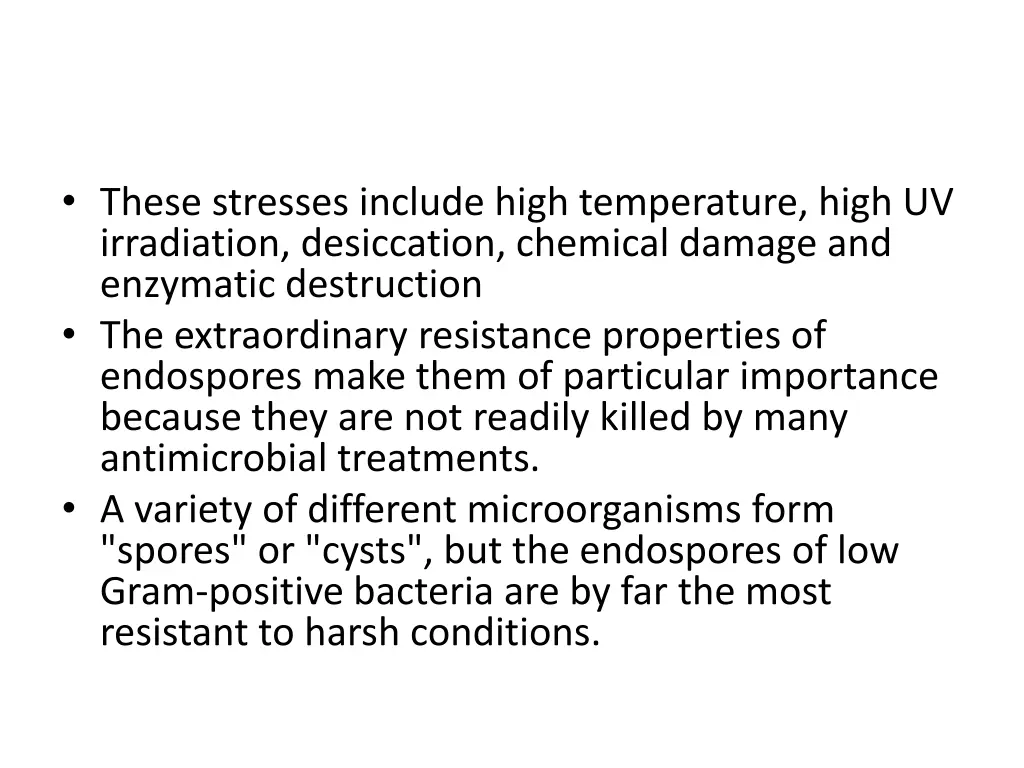 these stresses include high temperature high