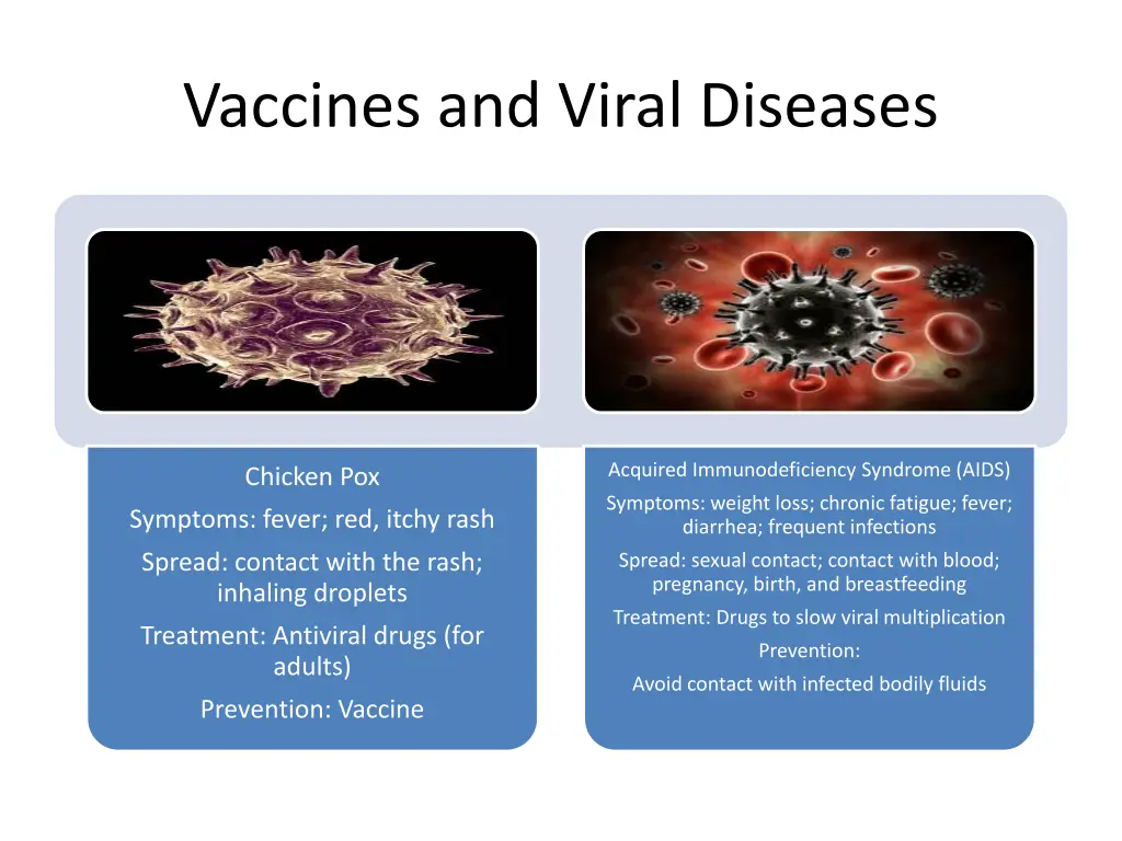 vaccines and viral diseases 1