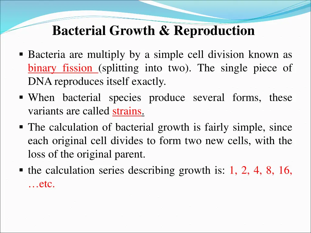 bacterial growth reproduction