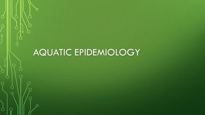 aquatic epidemiology