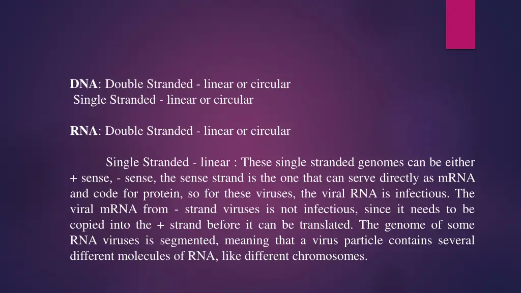 dna double stranded linear or circular single