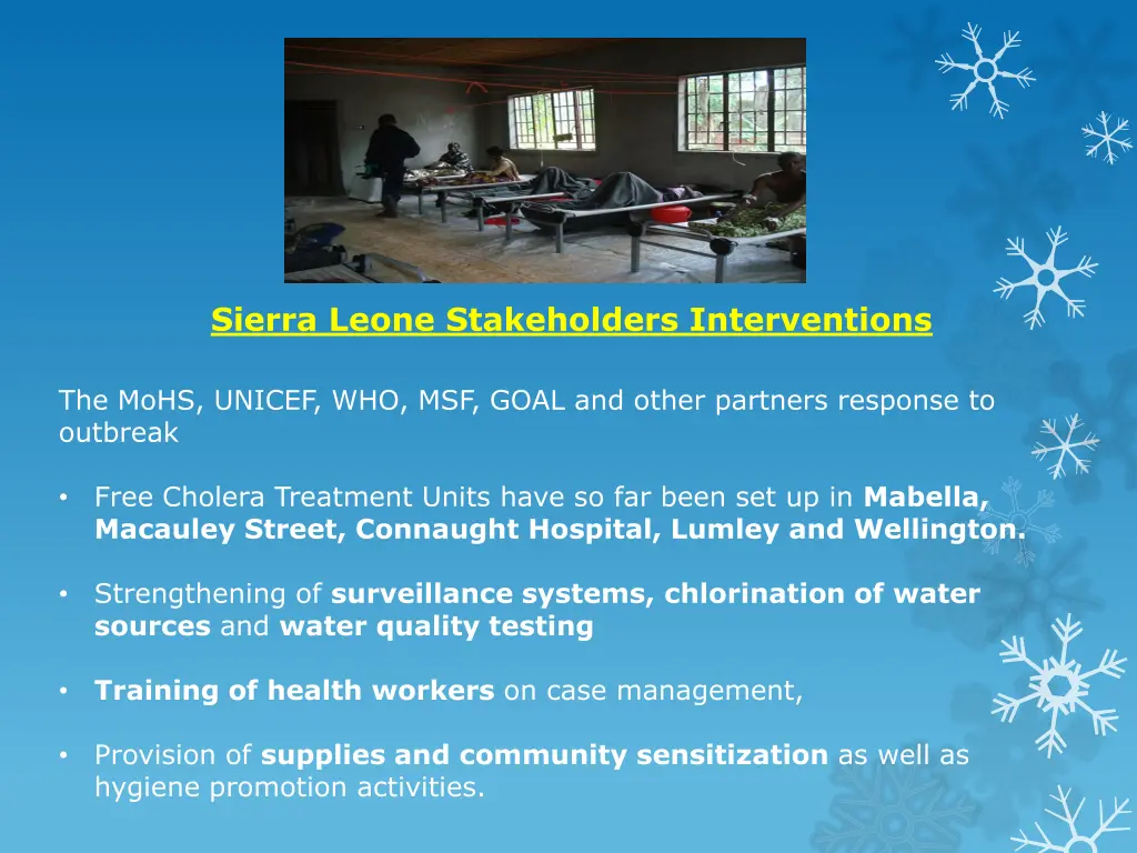 sierra leone stakeholders interventions