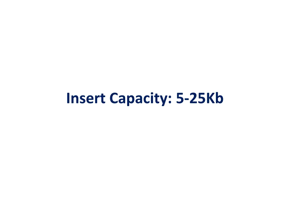 insert capacity 5 25kb