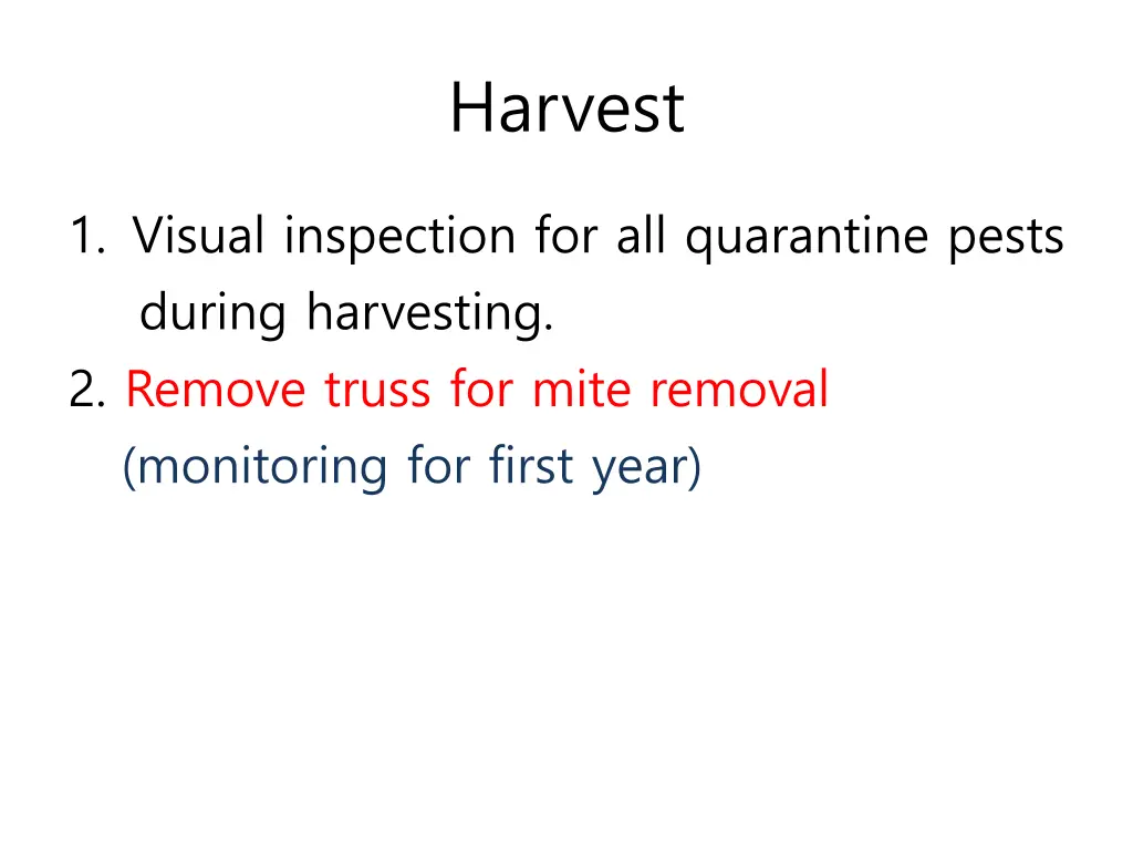 harvest