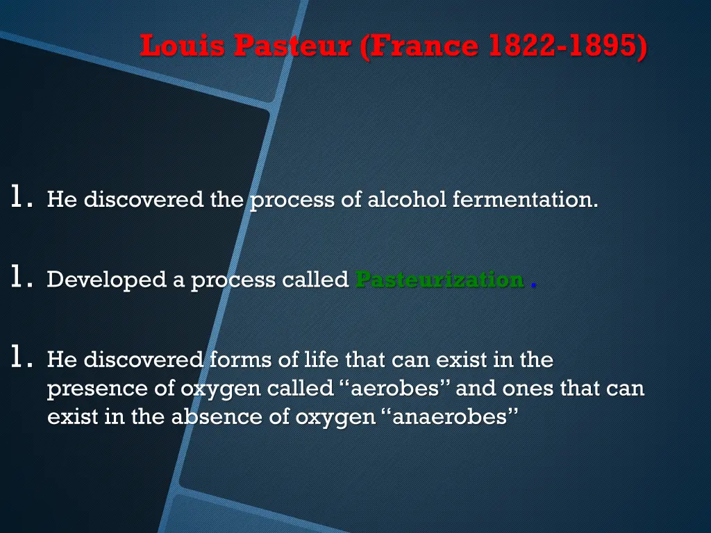 louis pasteur france 1822 1895