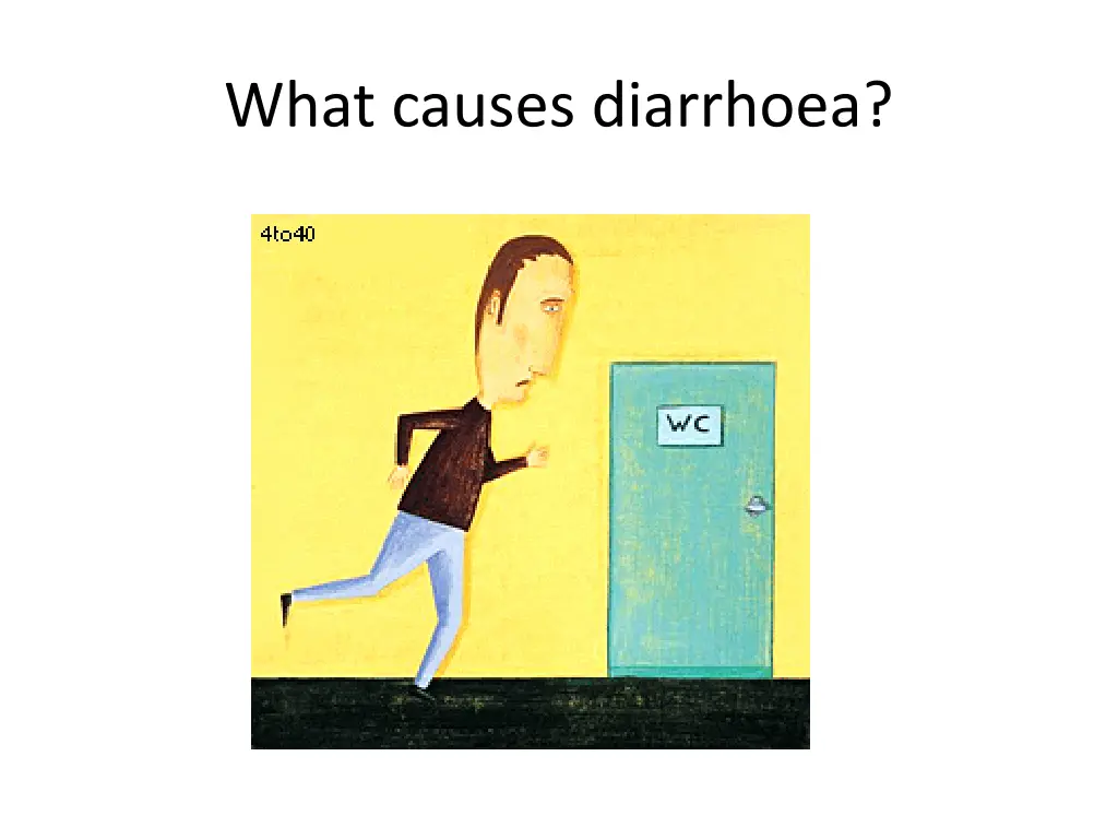 what causes diarrhoea