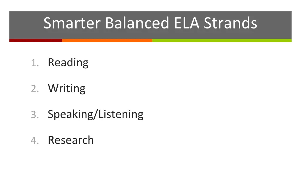 smarter balanced ela strands