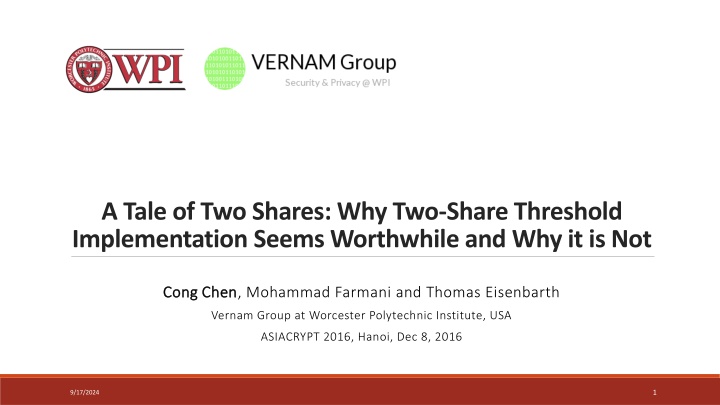 a tale of two shares why two share threshold