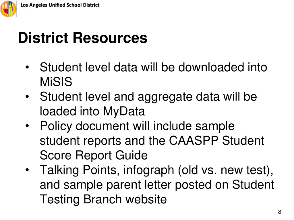 district resources