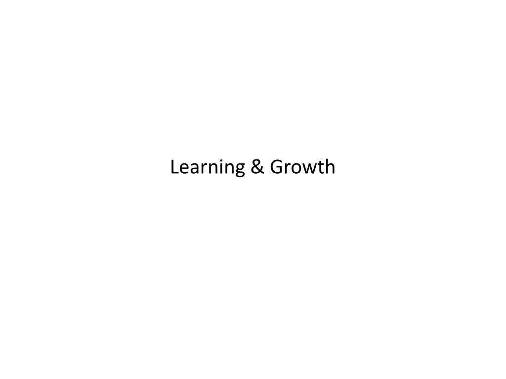 learning growth