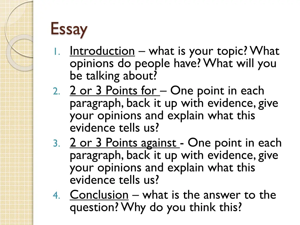 essay 1 introduction what is your topic what