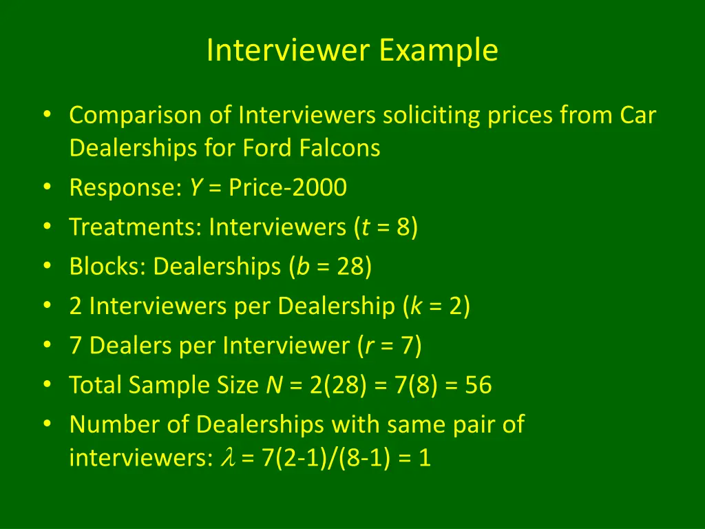 interviewer example