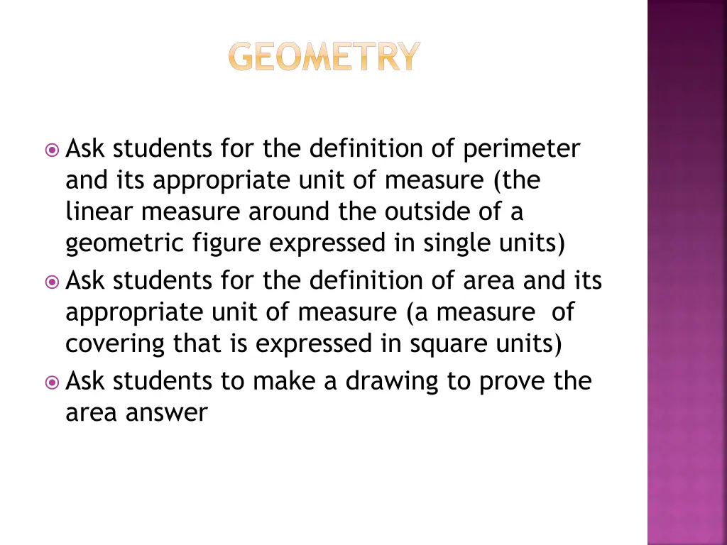 geometry