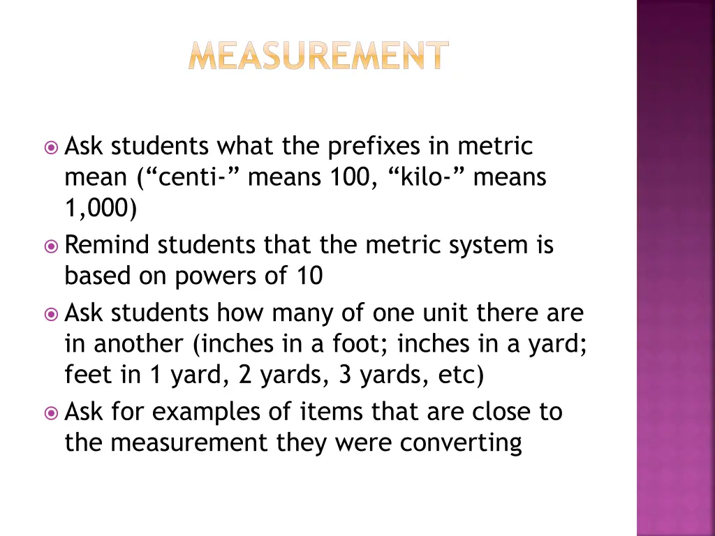 measurement