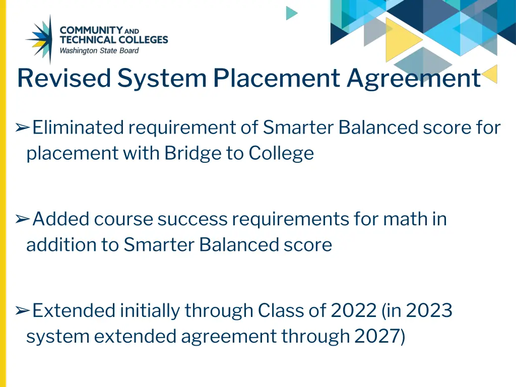 revised system placement agreement