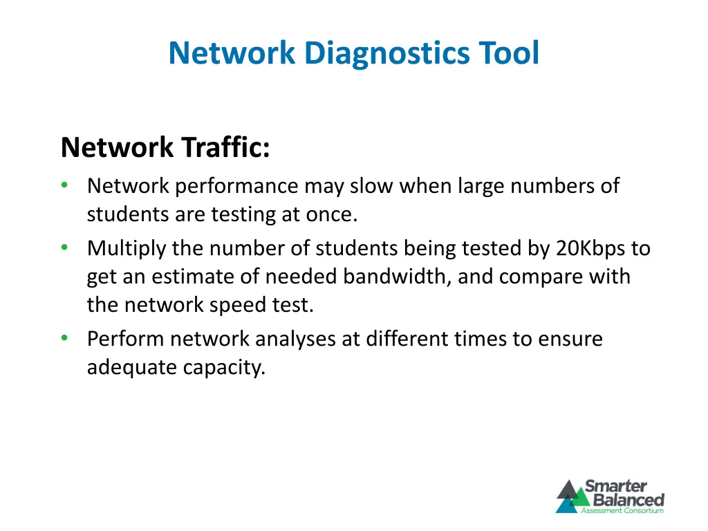 network diagnostics tool