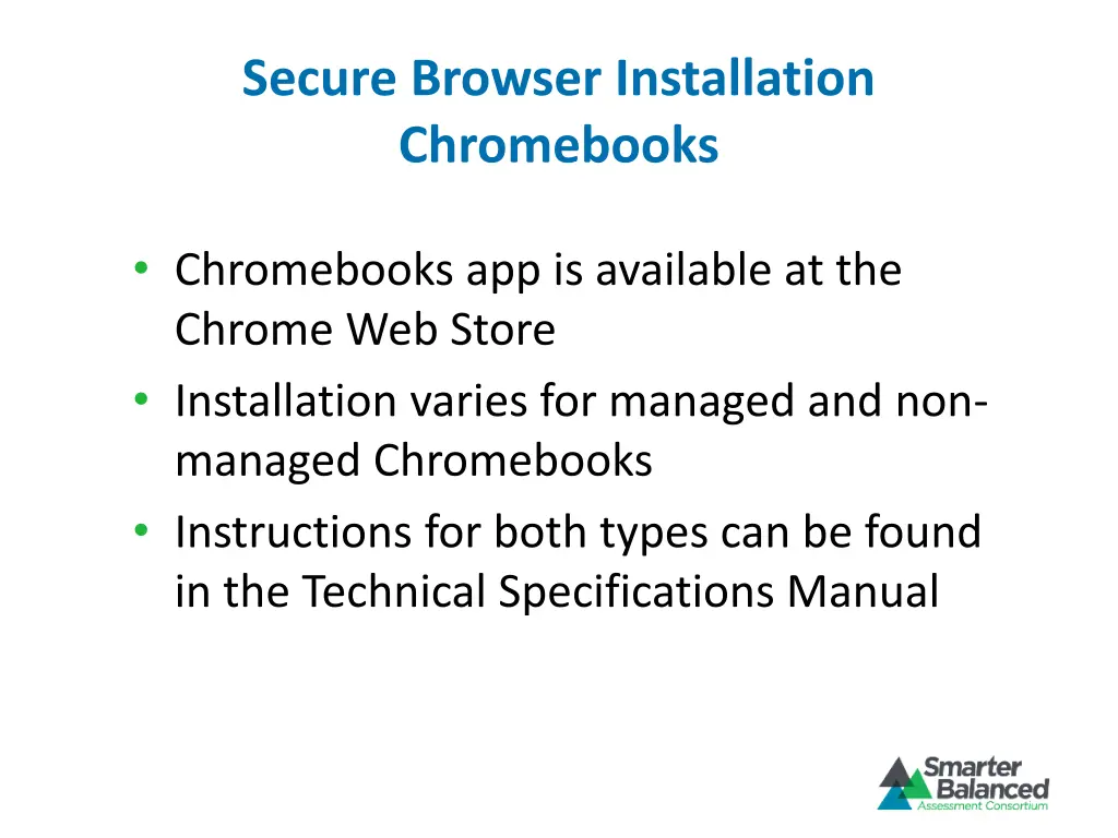 secure browser installation chromebooks