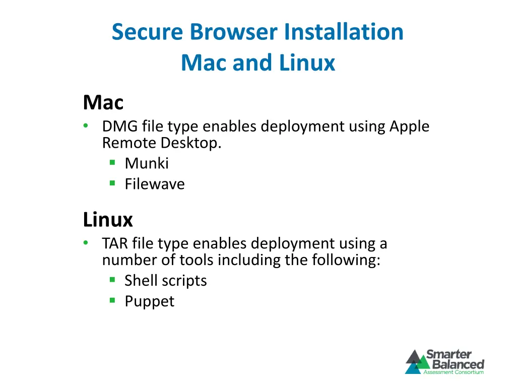 secure browser installation mac and linux