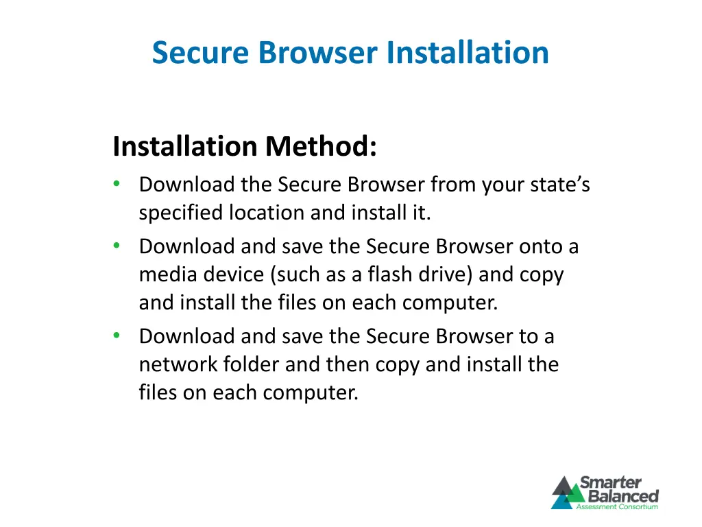 secure browser installation