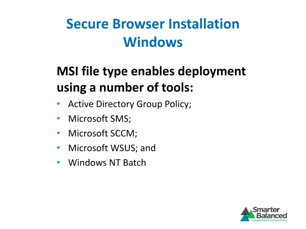 secure browser installation windows