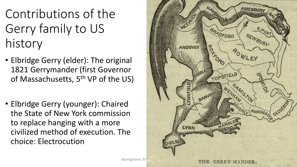 contributions of the gerry family to us history