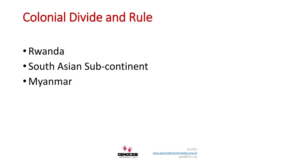 colonial divide and rule colonial divide and rule