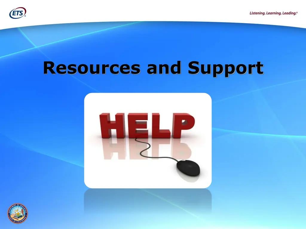 resources and support