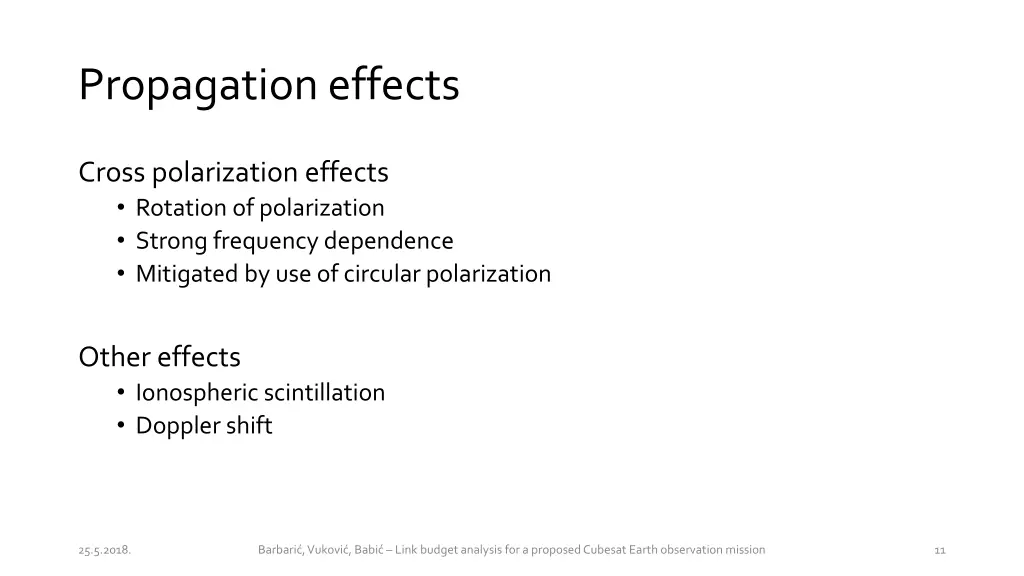 propagation effects 2