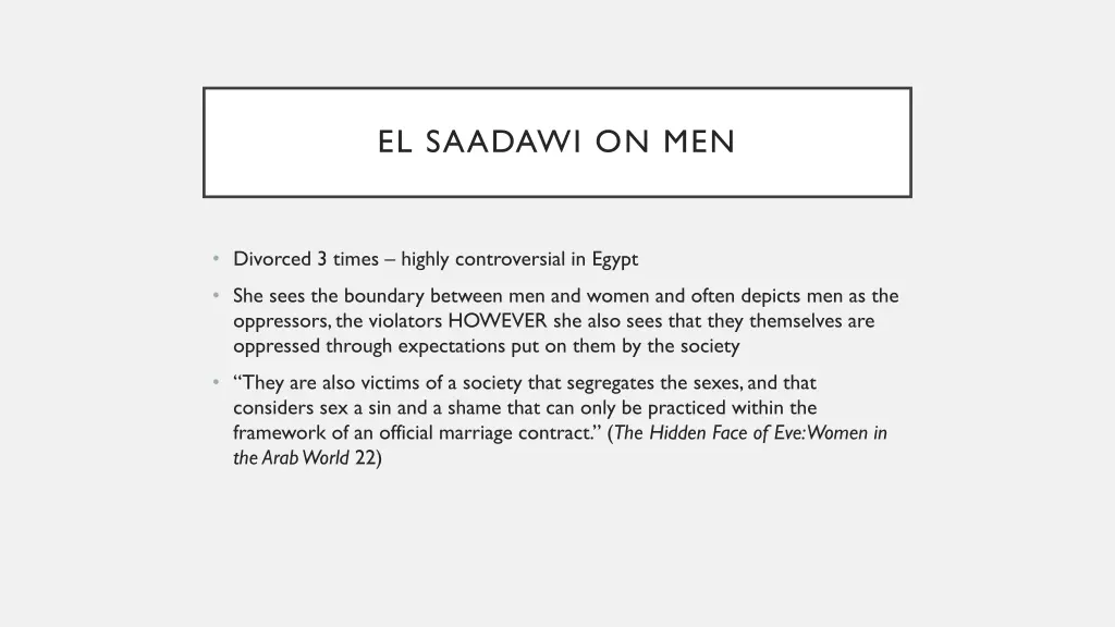 el saadawi on men