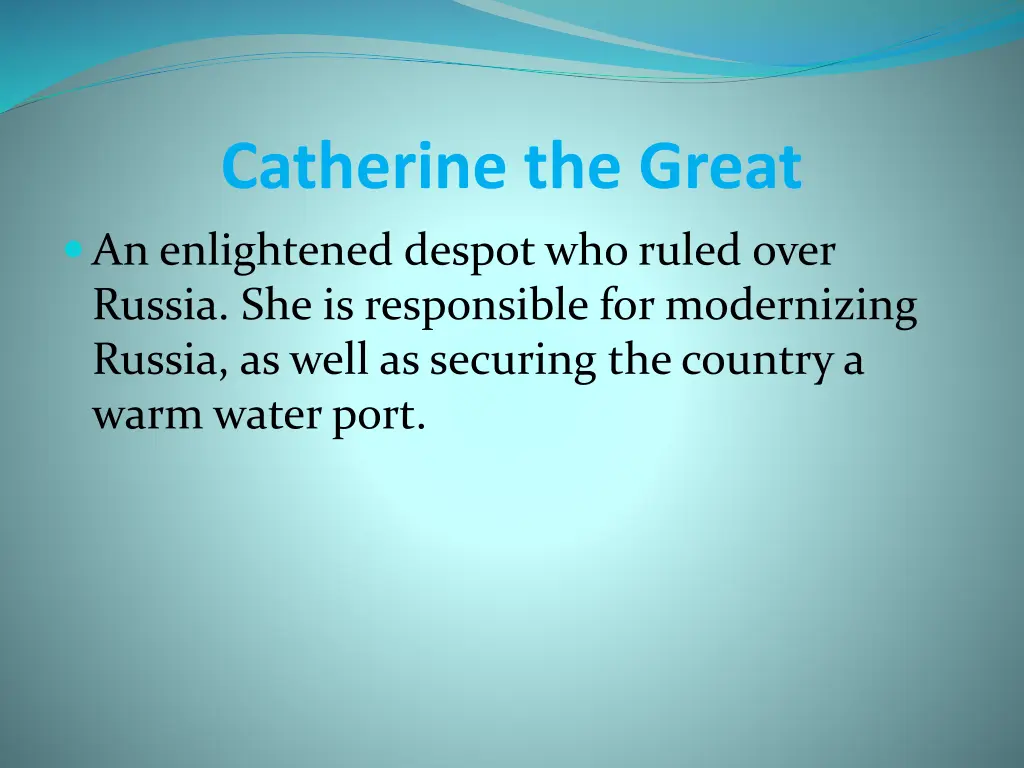 catherine the great