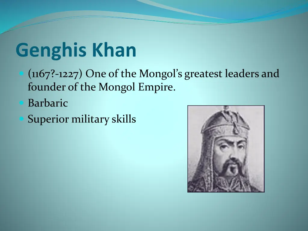 genghis khan