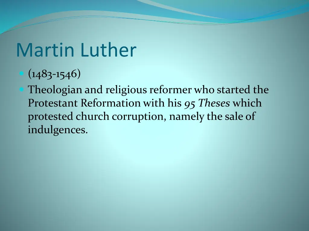 martin luther