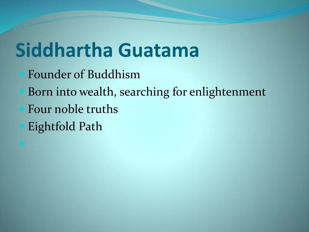 siddhartha guatama