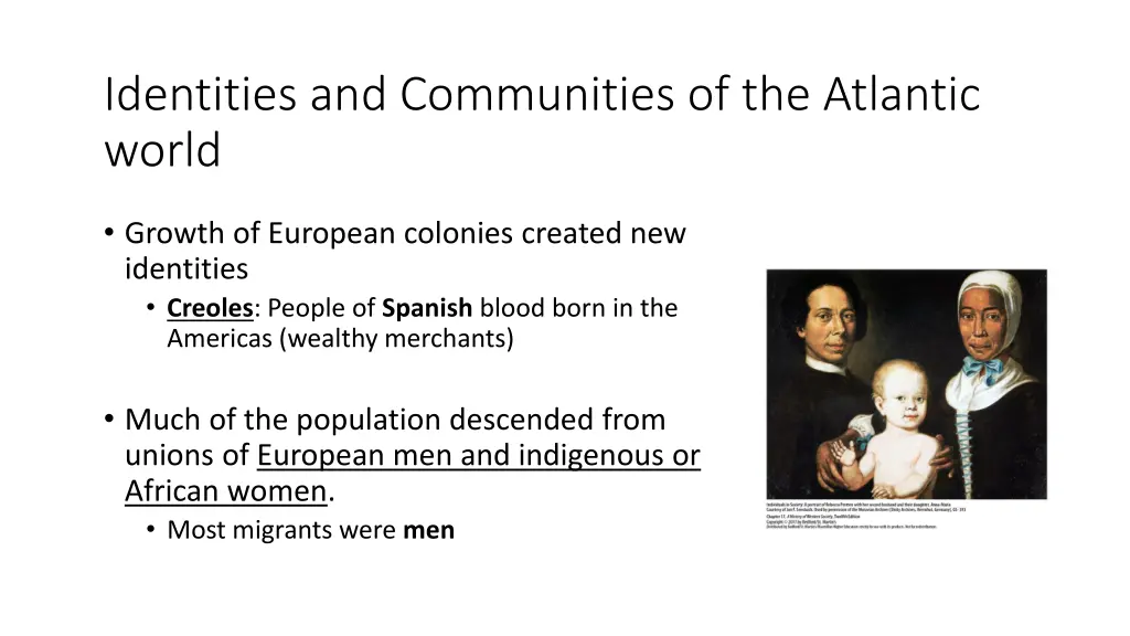 identities and communities of the atlantic world