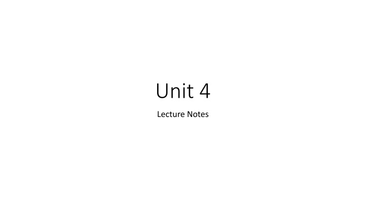 unit 4