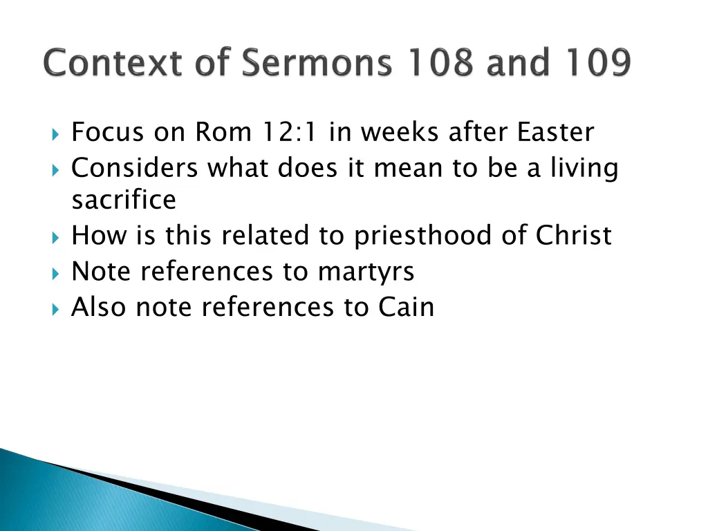 focus on rom 12 1 in weeks after easter considers