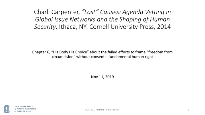 charli carpenter lost causes agenda vetting