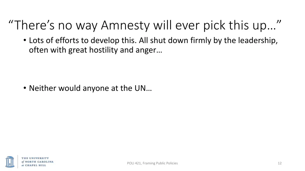 there s no way amnesty will ever pick this